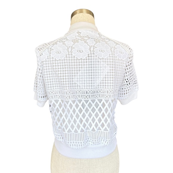 Liu Jo Cardigan Woman White Short Sleeve - Picture 3 of 11